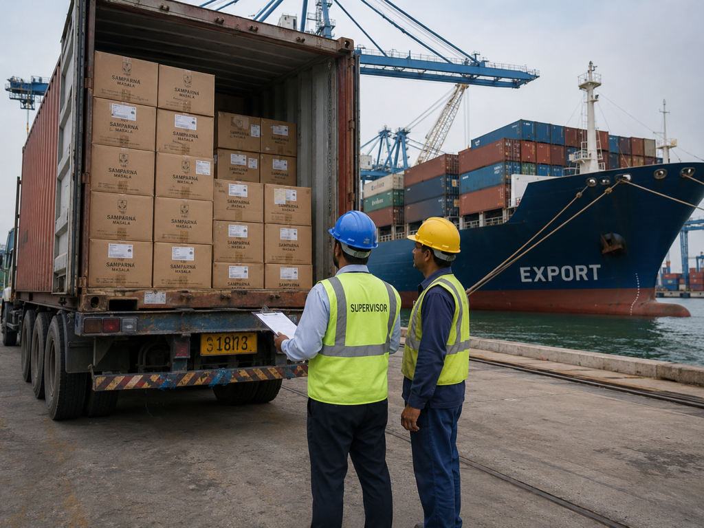 export-at-sea-port